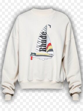 Rhude Sailboat Sweatshirt with 'Rhude' Logo
